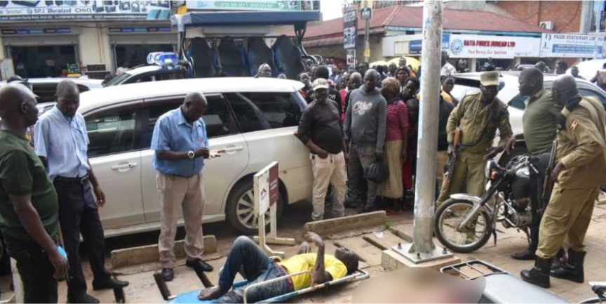 Three shot after drunk man attempts to disarm security at Arua ATM