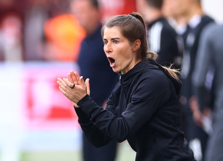 Union Berlin’s Eta celebrates first win as Bundesliga’s first female head coach