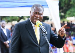 Speaker Oboth-Oboth Escorted to Safety After Chaos Erupts at Imbalu Launch
